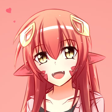 Snek icon, Miia from Mon Musu